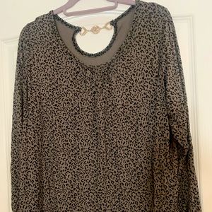 Leopard print tunic - one size - made in Italy